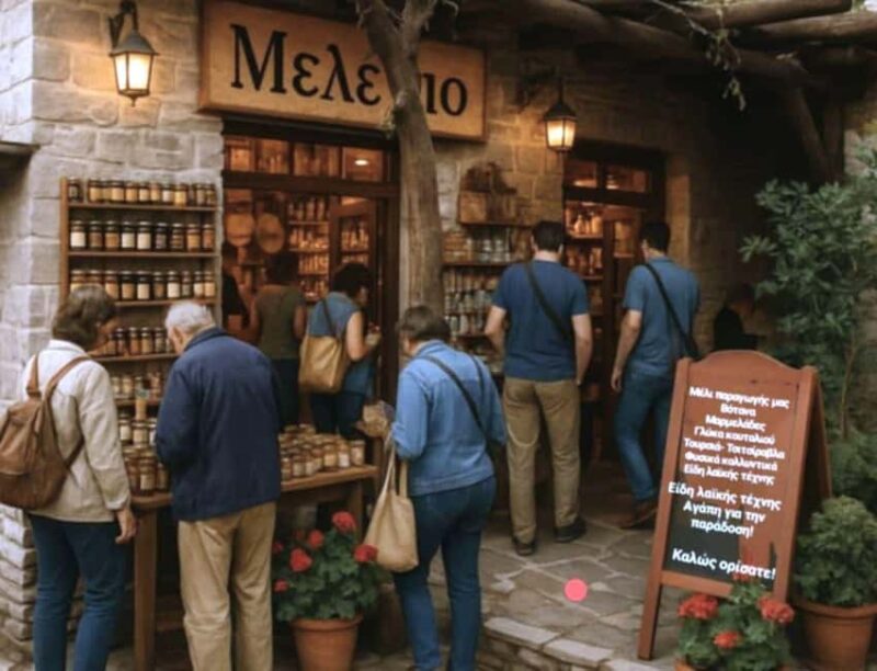 From Volos: Pelion Mountain Villages Tour - Visiting Vizitsa: Elegant Mansions and Lush Greenery