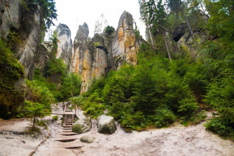 From Wroclaw: Hiking Trail in Rock City Adrspach - Key Points