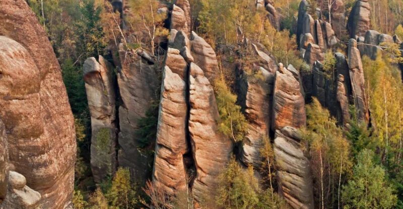 From Wroclaw: Hiking Trail in Rock City Adrspach - Discovering the Geological Marvels of Rock City
