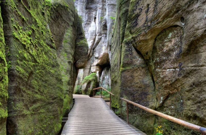 From Wroclaw: Hiking Trail in Rock City Adrspach - Visiting the Waterfalls and Small Streams