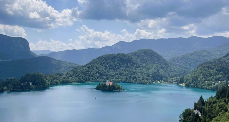 From Zagreb: Ljubljana with Funicular and Lake Bled - Lake Bled’s Alpine Beauty and Castle Cliffs