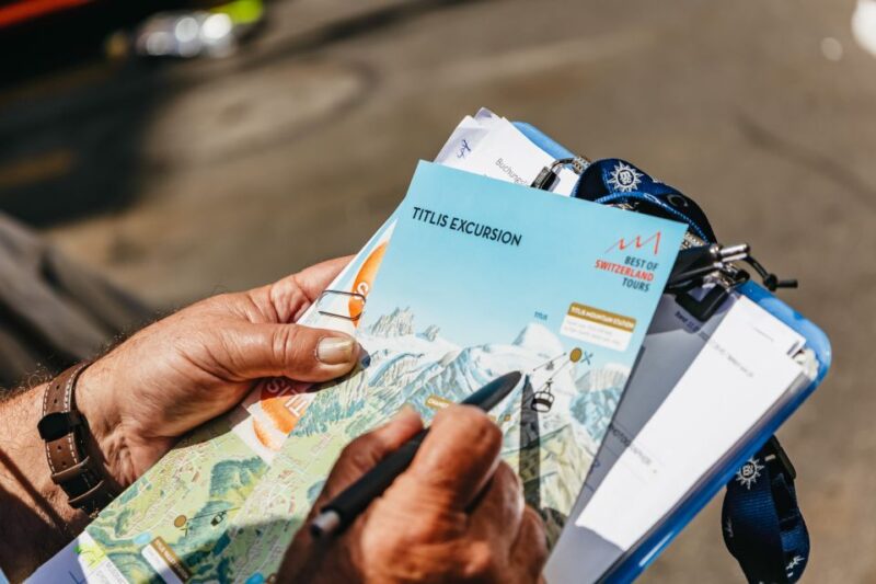 From Zurich: Mount Titlis with Ice Flyer & Lucerne Day Tour - Exploring Mount Titlis: Ice Grotto and Glacier Encounters