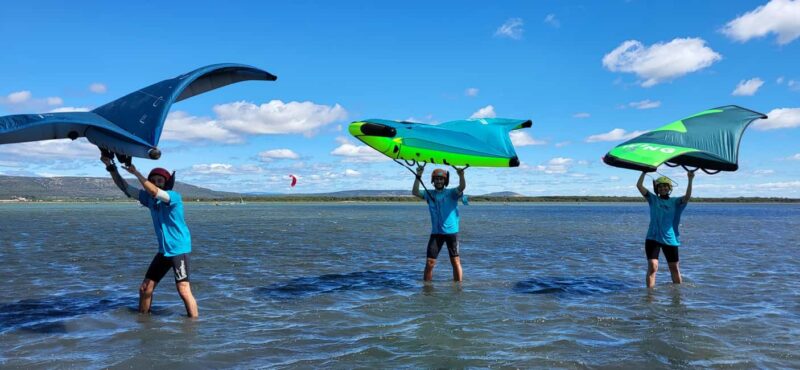 Frontignan Plage: Wing Surfing Lesson - Practicing Handling the Wing and Water Navigation
