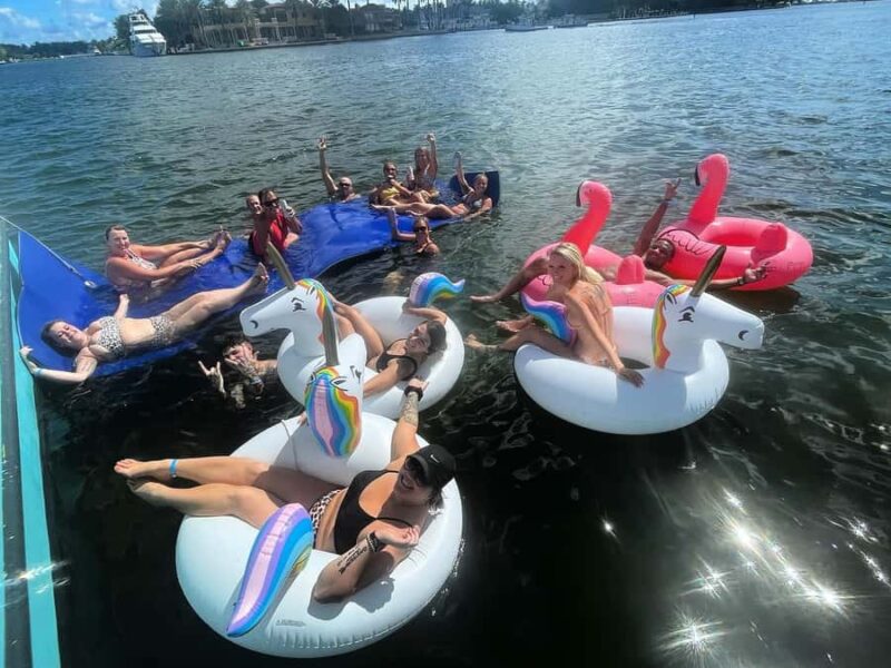 Ft. Lauderdale: Party Boat Tour to the Sandbar with Tunes - Scenic Views of Yachts and Mansions