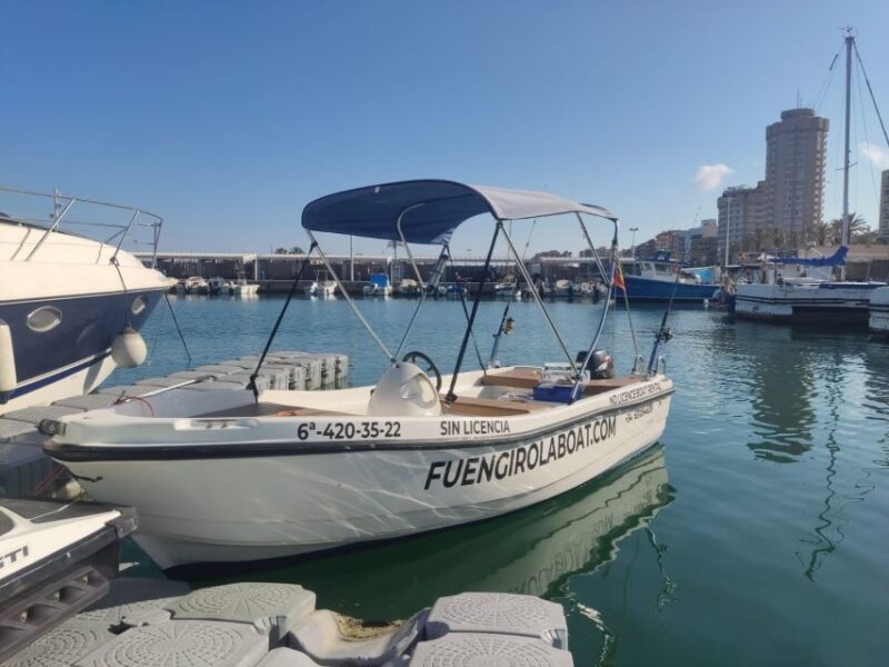 Fuengirola no License Boat from 2 To 4 Hours - Key Points