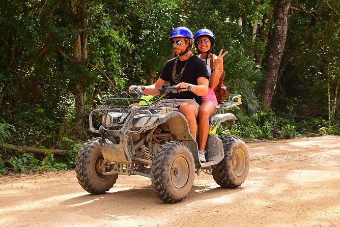 Full Adrenaline Day in Tulum! ATVs, Zipline, Cenote, Rappel, Food - Rappelling Down a 7-Meter Cliff