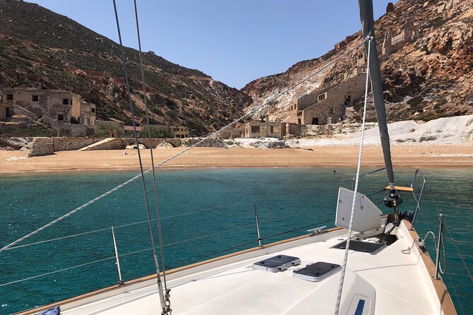 Full Day Boat Tour Around Milos and Poliegos - The Spectacular Bay of Gerakas and Perlite Mines