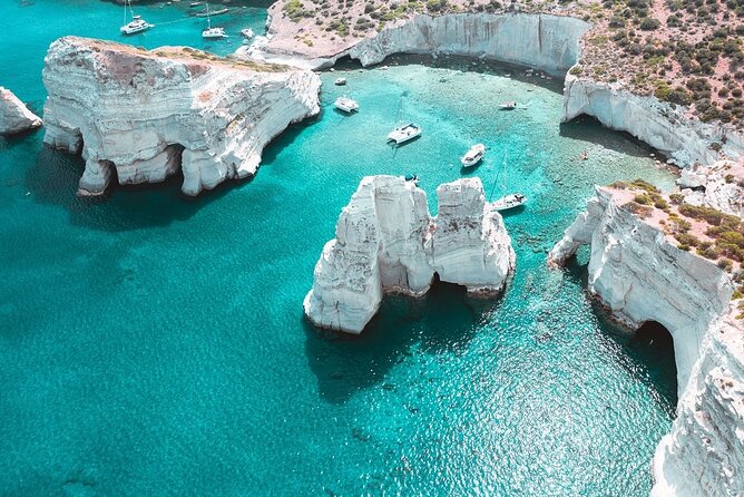 Full Day Boat Tour to Kleftiko & Sykia Cave - The Exciting Itinerary and Stops on the Milos Sea Route