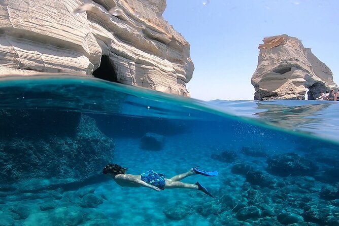 Full Day Boat Tour to Kleftiko & Sykia Cave - Exploring Kleftiko Beachs Pirate Legend and Scenic Beauty