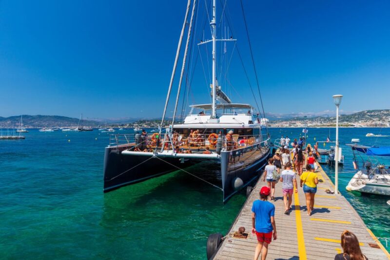 Full-Day Catamaran Cruise Departing from Cannes - Continuing to the Massif de lEsterel
