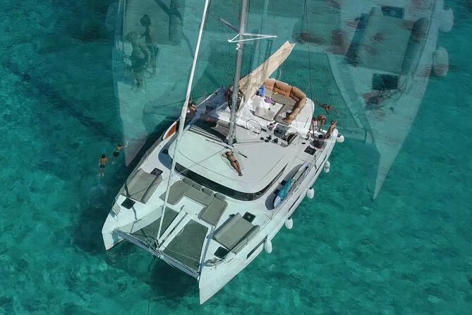 Full Day Catamaran Cruise in Paros - Discovering the Rocky Coast of Simadoura on Antiparos