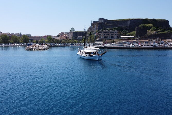 Full Day Cruise from Corfu in Classic Wooden Vessel, Swim & BBQ - Swimming and Snorkeling in Pristine Waters
