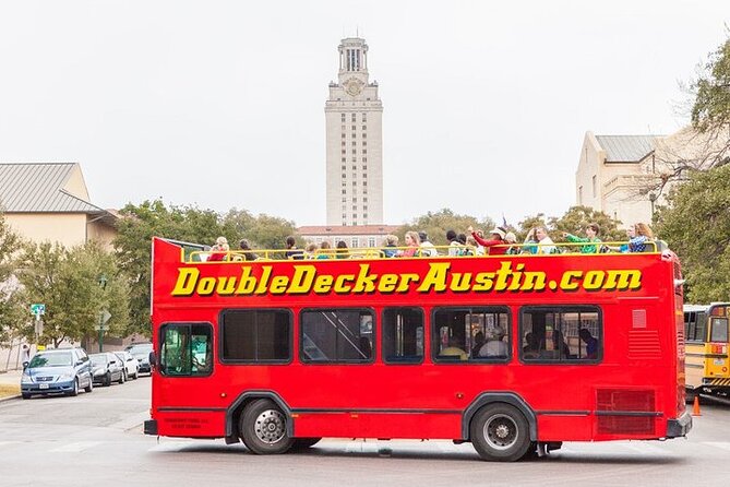 Full-Day Double Decker Austin Hop On Hop Off Sightseeing Tour - Discover the Texas Capitol on 11th and Congress