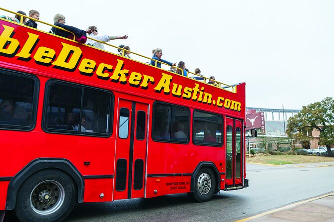 Full-Day Double Decker Austin Hop On Hop Off Sightseeing Tour - Practical Logistics and Accessibility