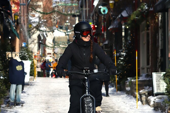Full Day Fatbike rental in Québec City - Navigating the Snow with Specially Designed Fat Bikes