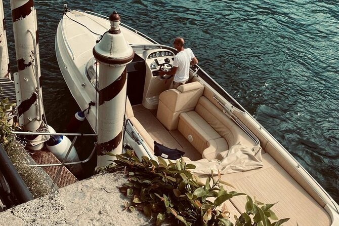 Full-Day Grand Tour, private speedboat at Lake Como - Villa del Balbianello’s Gardens and Movie Fame