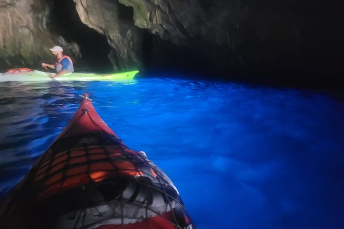 Full Day Kayak Adventure to Palinuro and Blue Grotto - Swimming, Snorkeling, and Beach Breaks