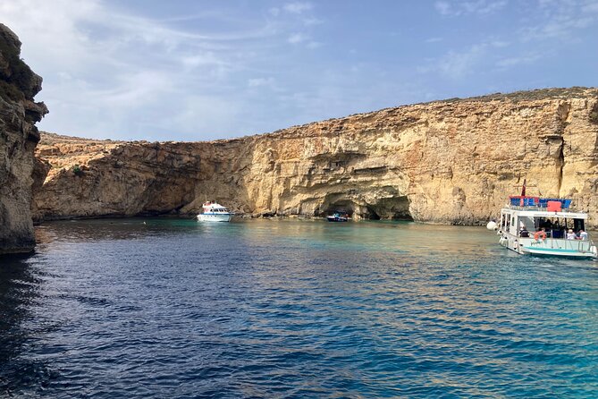 Full Day Private charter to Crystal & Blue Lagoon, Caves & Gozo - Key Points