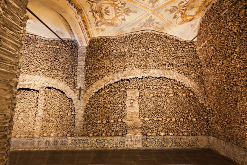 Full-Day Private Tour in Évora with Winery Tour from Lisbon - The Chapel of Bones: A Macabre but Thought-Provoking Stop