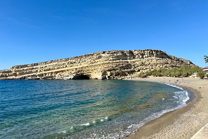 Full-Day Private Tour in Matala Caves and Ancient Gortyn in Crete - Visiting Phaistos: Minoan Architectural Marvel