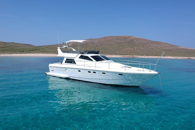Full Day Private Yacht Cruise in Mykonos on a Ferretti Altura 52s - Key Points