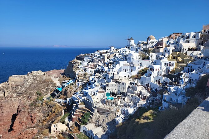 Full-Day Santorini Personalized Private Guided Tour Experience - The Panoramic View from Profitis Ilias Monastery