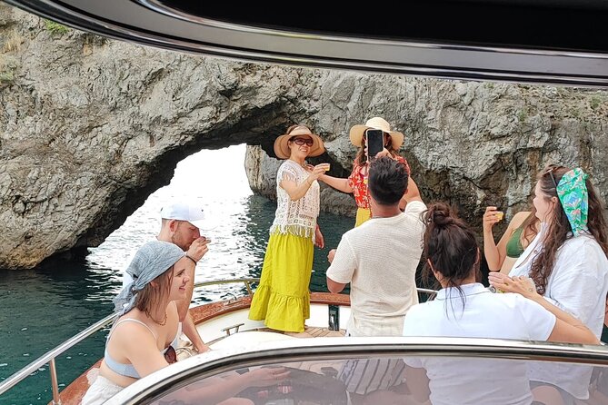 Full-Day Semi-Private Capri Boat and City Tour from Sorrento - Tiberius Leap and the Sea Legends