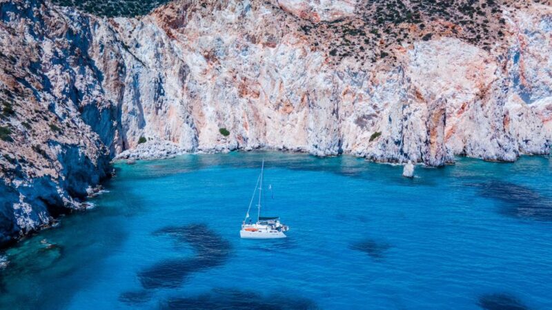 Full Day Small-Group Cruise in Milos & Poliegos with Lunch - Practical Details: Meeting Point, Accessibility, and Weather Considerations