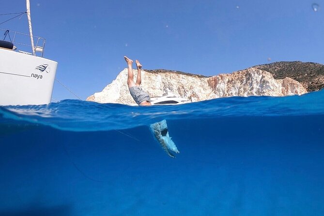 Full-Day Small-Group Cruise in Milos & Poliegos with Lunch - The Uninhabited Wonder of Galazia Nera