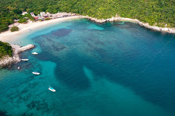 Full Day Tour of the Bays of Huatulco - Cacaluta Bay’s Film Fame and Its Unique Shape
