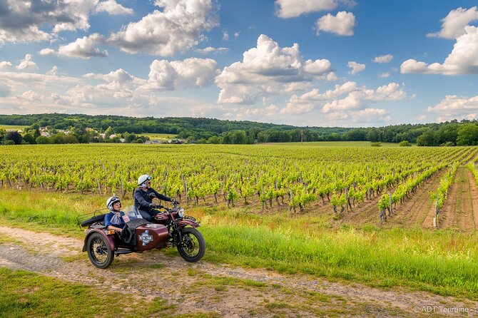 Full day tour on sidecar from Tours - Starting Point: Tours Tourist Office in the Loire Valley