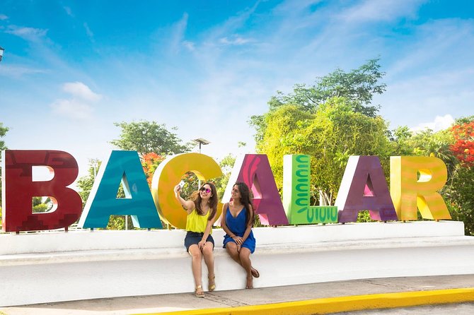 Full day tour to BACALAR, Beach Club, Kayak and an amazing Cenote - Convenient Pickup and Long Day Commitment