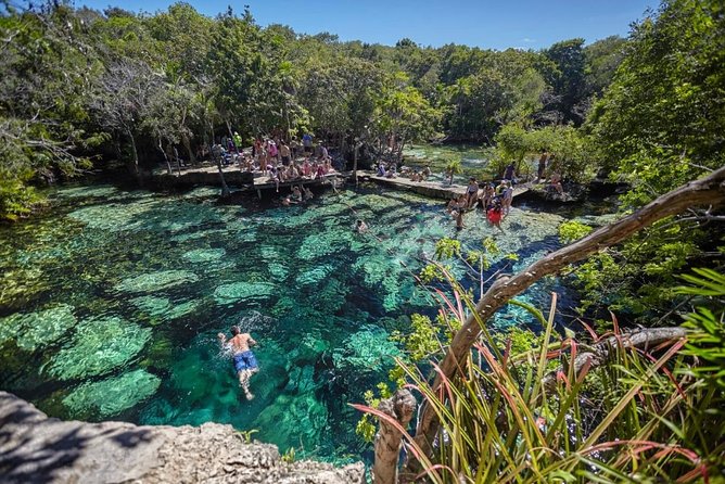 Full day tour to BACALAR, Beach Club, Kayak and an amazing Cenote - Visiting the Enigmatic Sujuy-Ha Lagoon