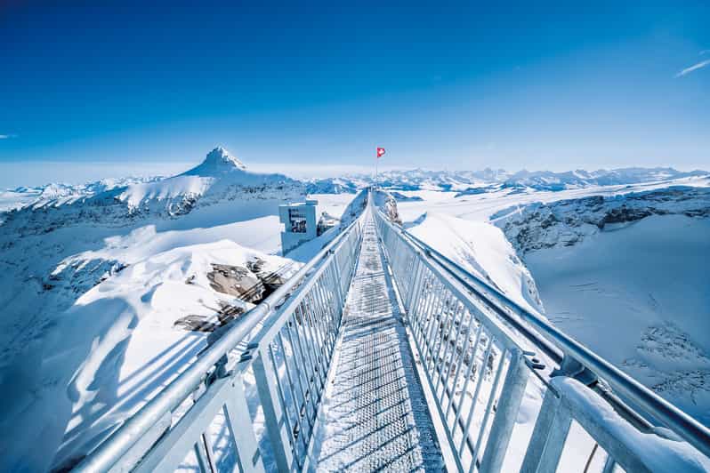 Full-Day Trip to Riviera Col du Pillon & Glacier 3000 - The Peak Walk Suspension Bridge Experience