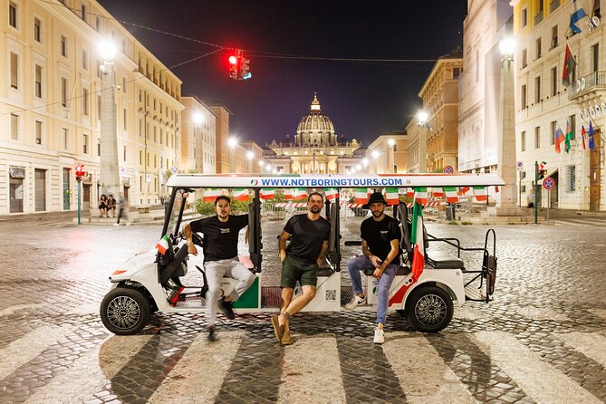 Fun Golf Cart Tour with Music and Gelato in Rome - Highlights of the Stops: From Ancient Temples to City Views