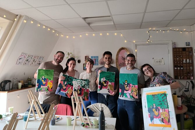 Fun Painting Class in a Professional Art Studio with a View - Discover a Creative Escape in the Heart of Paris