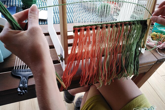 Fun Weaving Activity in Terceira Island - The Weaving Tools and Materials Provided