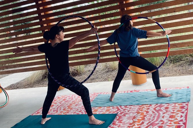 Fun Yoga with a Hula Hoop - Unique Yoga Experience with a Playful Twist in Panama City Beach
