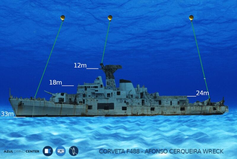 Funchal: Advanced Scuba Diving Afonso Cerqueira Wreck - Discover the Afonso Cerqueira Wreck on Madeira with Azul Diving Center