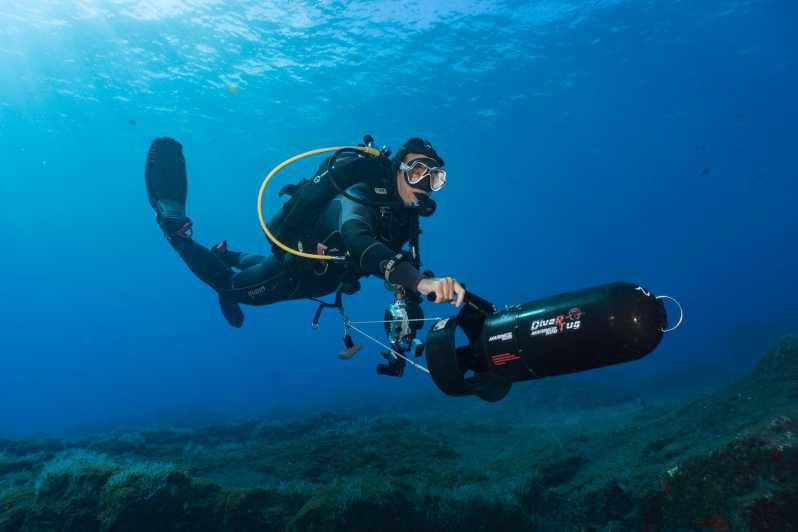 Funchal: DPV- Scooter Dive Adventure - Exciting Underwater Scooter Adventure in Funchal for Certified Divers