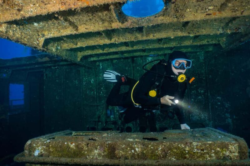Funchal: Wreck dive F488 Frigate - certified divers - Why This Wreck Dive Stands Out in Madeira
