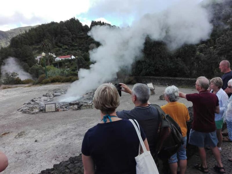 Furnas: Experience of hotsprings, Botanical Gardens, Lake - Exploring the Grotto of the Lava and Hot Springs