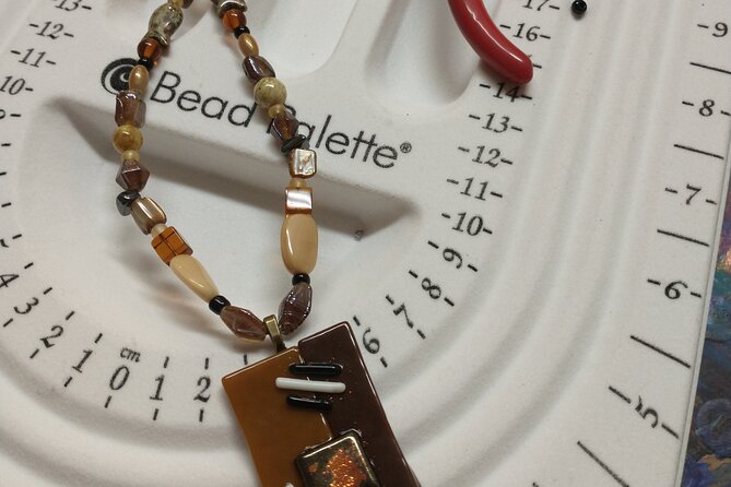 Fused Glass Necklace Class in Estes Park - The Beaded Necklace Design and Customization