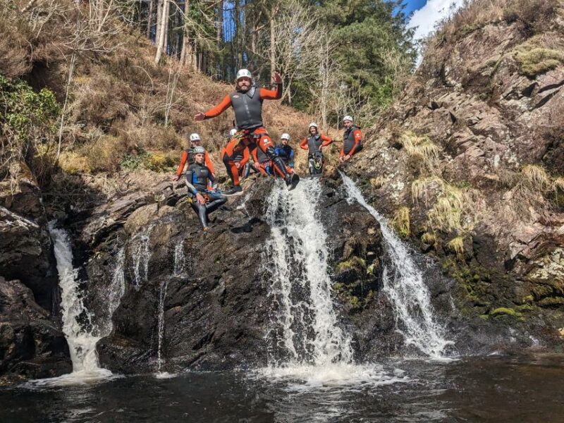 Galloway: Canyoning Adventure Experience - Walking Through Murrays Monument and Safety Briefing