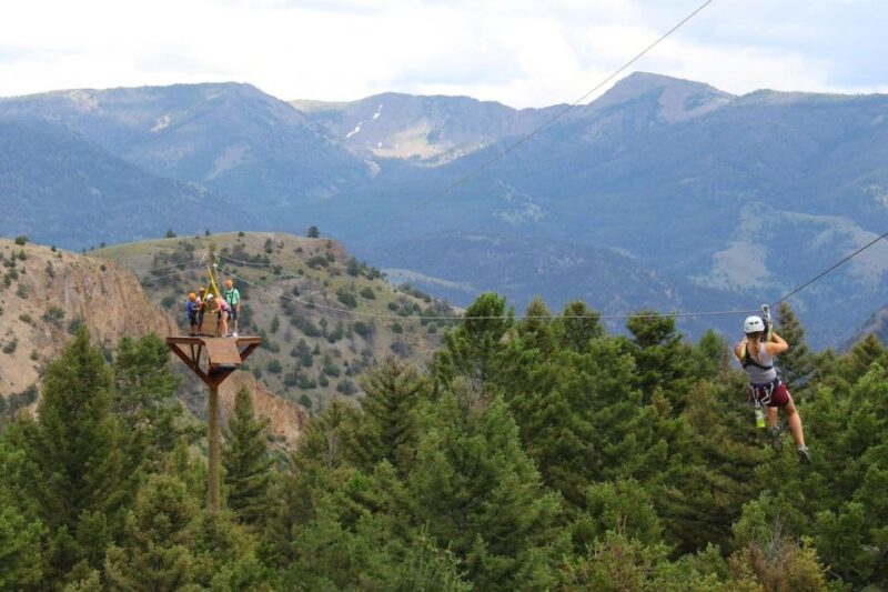 Gardiner: Guided Zipline EcoTour (3 hours) - The Four Ziplines Over Montana Wilderness