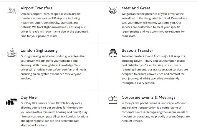 Gatwick Airport - To & From Central London - Meet & Greet - The Sum Up: A Practical Choice for Gatwick Airport Transfers in London