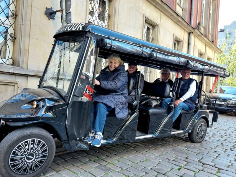 Gdansk: City Sightseeing Tour by Golf Cart LIVE GUIDE 60 min - The Polish Post Office and WWII Heritage