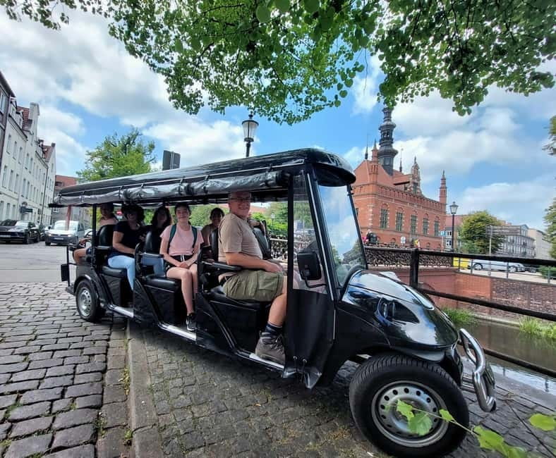 GDANSK City Tour by Golf Cart Live Guide & Sightseeing 90min - Gdansk City Tour by Golf Cart Live Guide & Sightseeing 90min