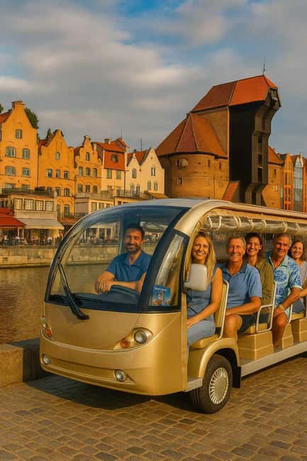 Gdansk: Shared or Private City Tour LIVE/AUDIO by Golf Cart - Gdansk’s Top Landmarks on the Golf Cart Tour