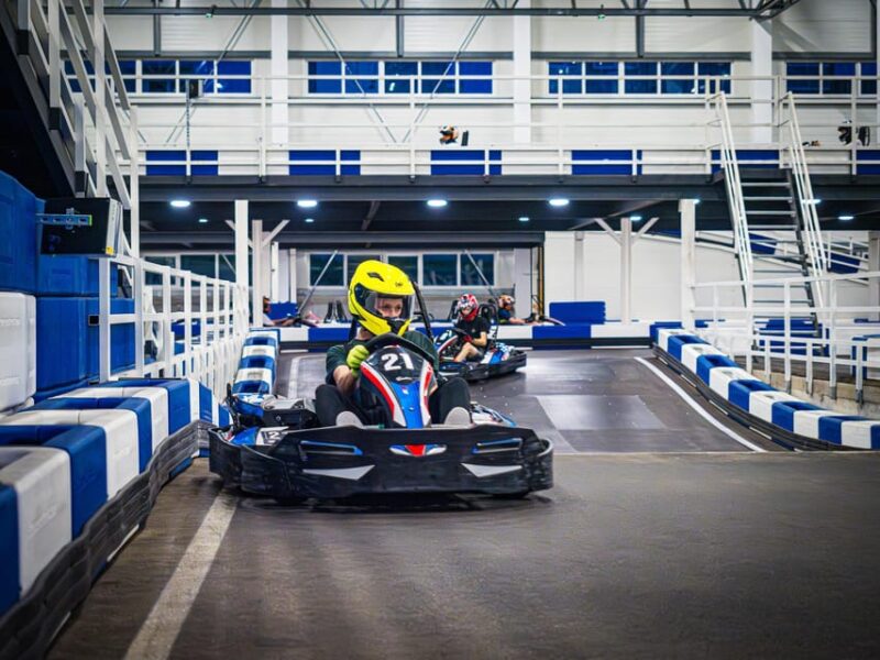Gdask: Indoor Go-Karting (2 x 8-Minute Races) - Indoor Go-Karting at Gdansk: The Modern Arena and Track Layout
